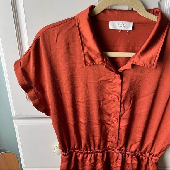 Burnt Orange Lucky Brand Dress 🧡 - Picture 2 of 6